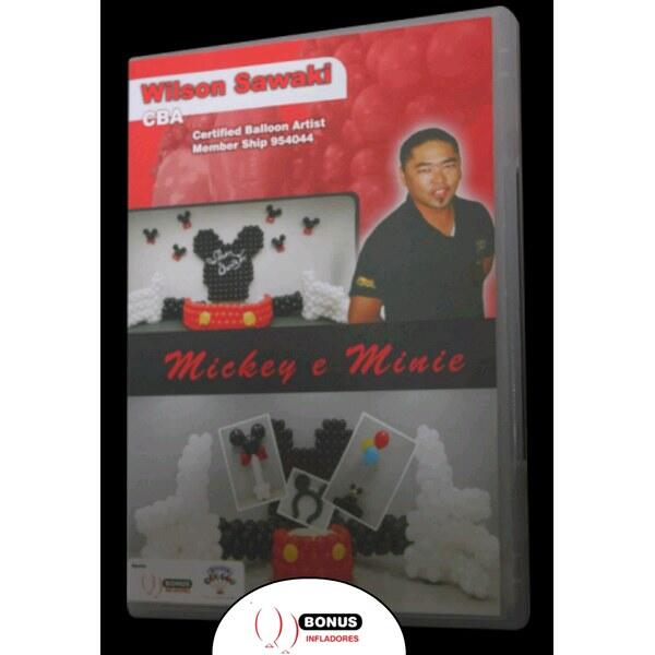 DVD Painel de Balões Mickey e Minnie - Wilson Sawaki