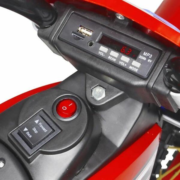 Motocross Elétrica Vermelha Importway (BW083)