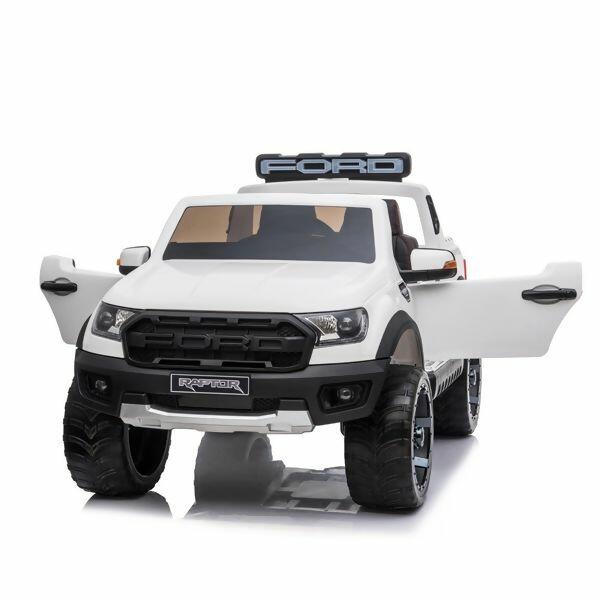 Caminhonete Elétrica 24v Ford Ranger Raptor Branco - Importway (BW121)