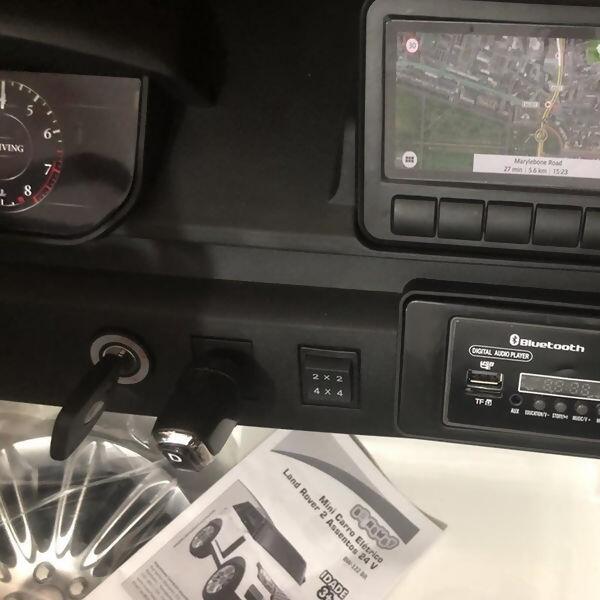 Carro Elétrico 24v Land Rover Branco - Importway (BW122)