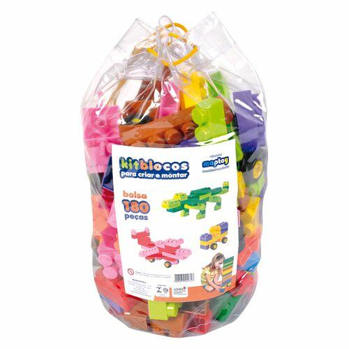 Kit Blocos 180 peças Maptoy (572)