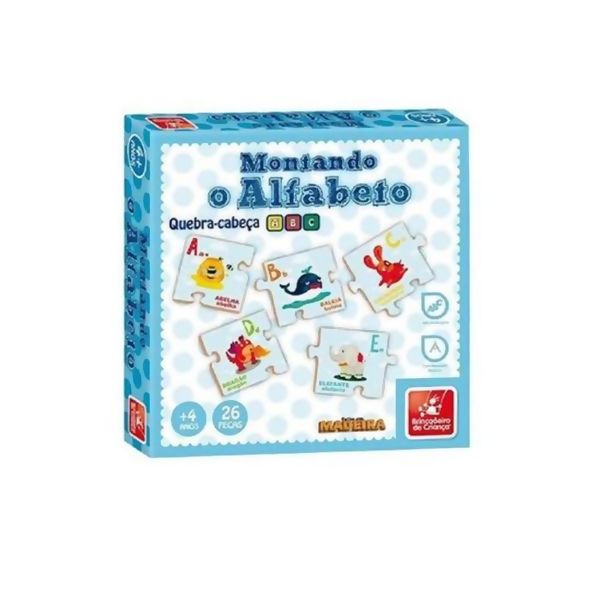 Quebra cabeça educativo - Disney Montando o Alfabeto, Toyster Brinquedos,  Multicor