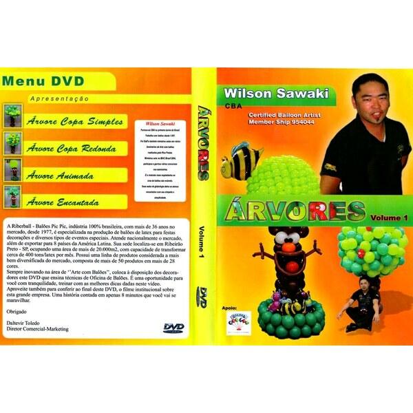 DVD Painel de Balões Árvores - Wilson Sawaki