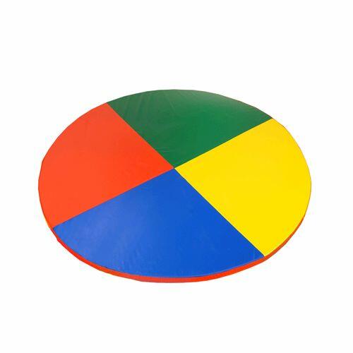 colchonete circular colorido 