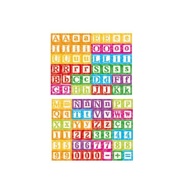 ABC Maiúsculas e Minúsculas 96 Peças - Brincadeira de Criança (8108)