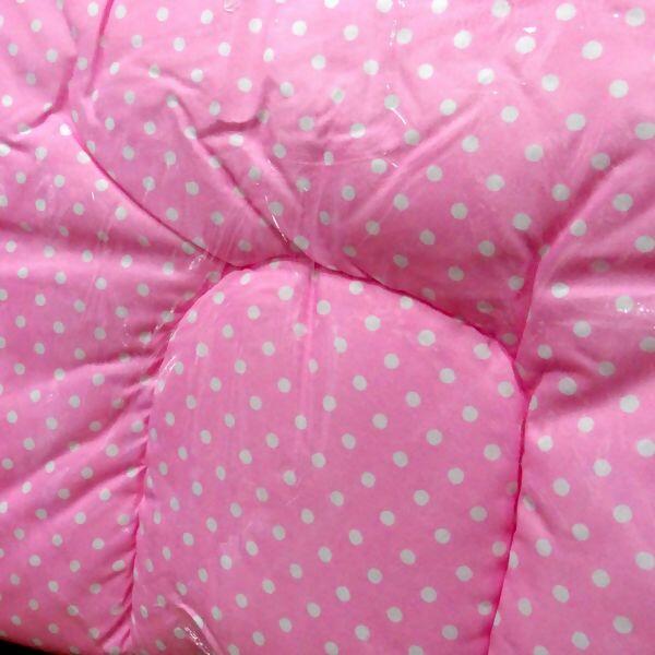 Acolchoado Portátil para Bebê com Mosquiteiro - Rosa Pais e Filhos