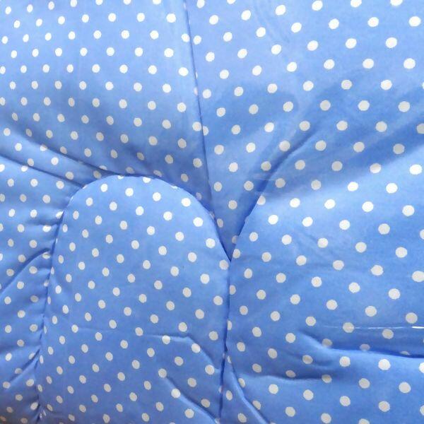 Acolchoado Portátil para Bebê com Mosquiteiro - Azul Pais e Filhos