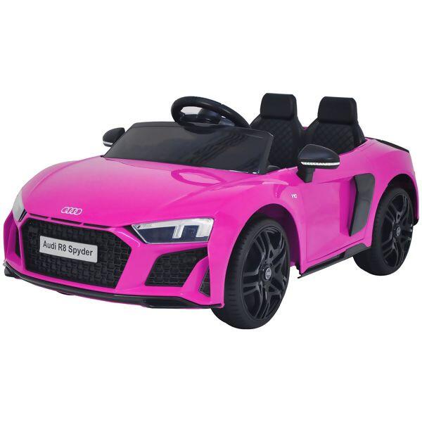 Carro Elétrico 12v Audi R8 Spyder Rosa - Importway (BW123)