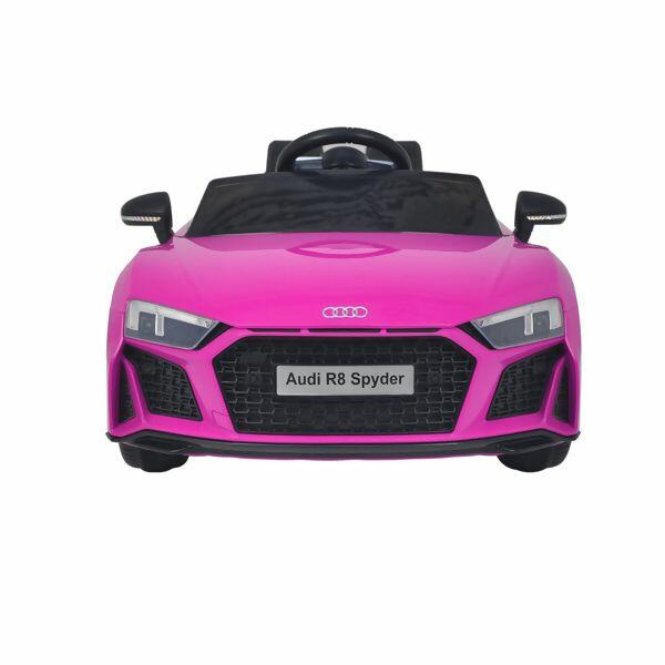 Carro Elétrico 12v Audi R8 Spyder Rosa - Importway (BW123)