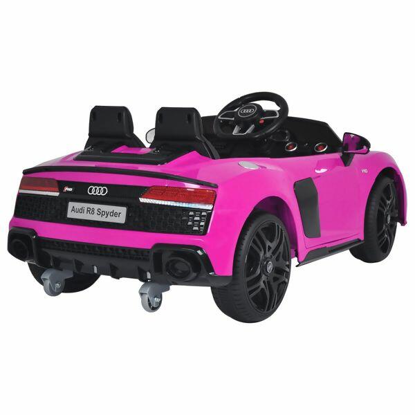 Carro Elétrico 12v Audi R8 Spyder Rosa - Importway (BW123)