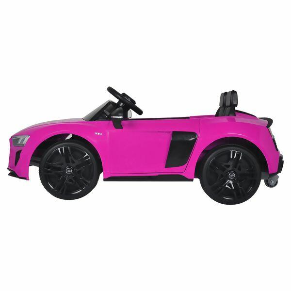 Carro Elétrico 12v Audi R8 Spyder Rosa - Importway (BW123)