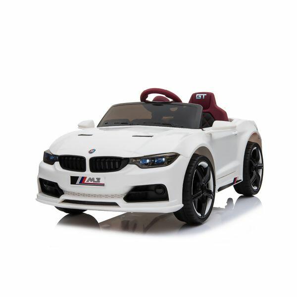 Carro Eletrico Infantil BMW M3 Branco com Controle Remoto 12V