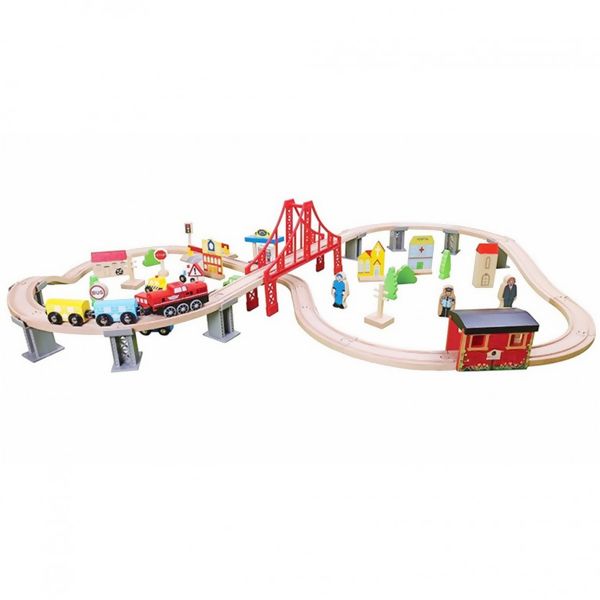 Construa sua Cidade Trem Railway 70 Peças (C073)