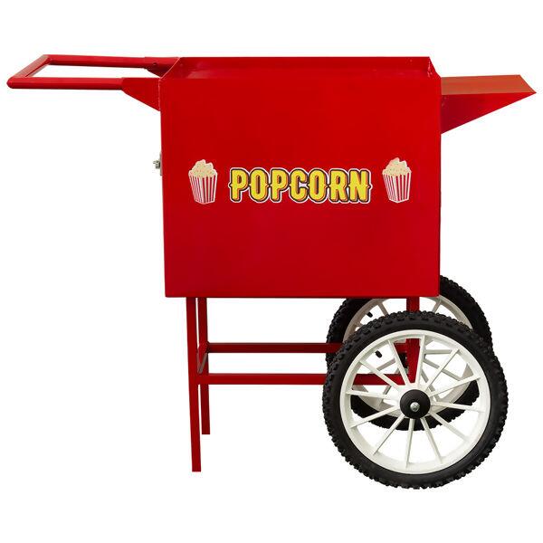 Carrinho para Pipoqueira Estilo Retrô Vermelho