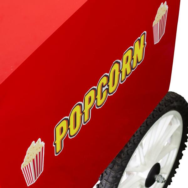 Carrinho para Pipoqueira Estilo Retrô Vermelho