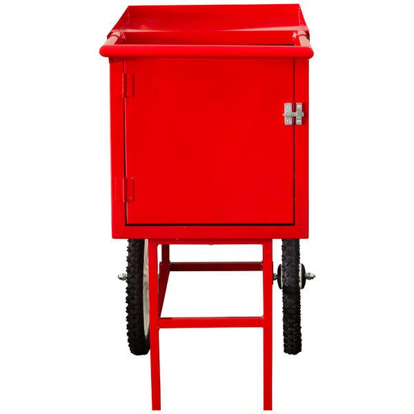 Carrinho para Pipoqueira Estilo Retrô Vermelho