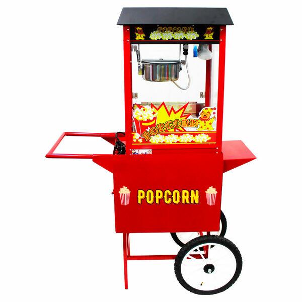 Carrinho para Pipoqueira Estilo Retrô Vermelho