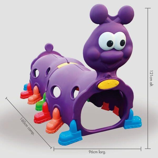 Túnel Centopeia Infantil Roxo