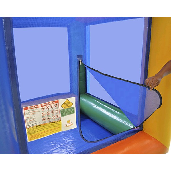 Piscina de Bolinhas Cubo Mágico Inflável Atividades