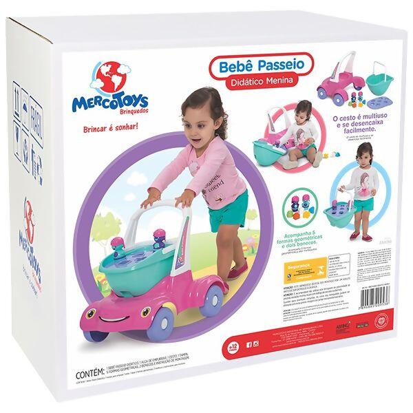 Bebê Passeio Rosa Mercotoys (953)