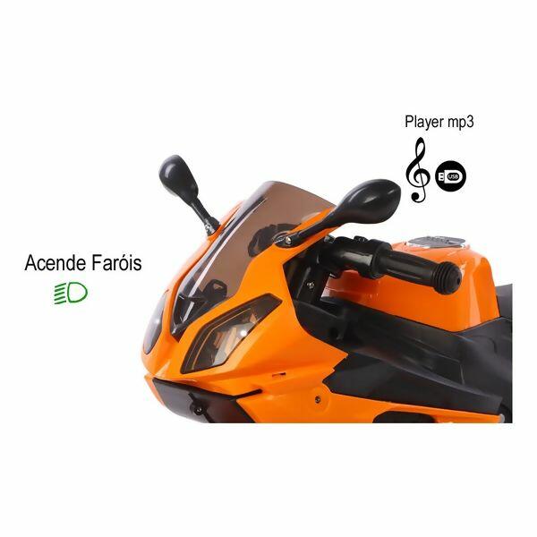 Moto Elétrica 6v Laranja Importway (BW127)