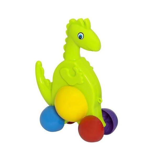 Dinossauro de Puxar Verde (258) Mercotoys