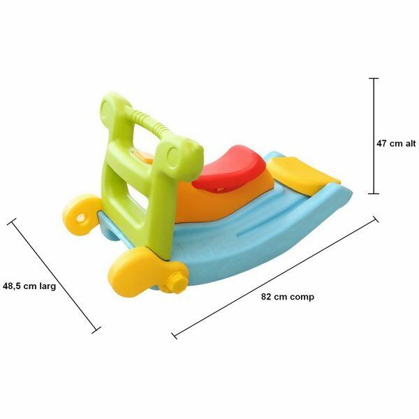Escorregador e Gangorra Infantil Importway