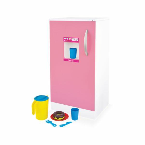 Geladeira Super Lux Rosa em Madeira Junges