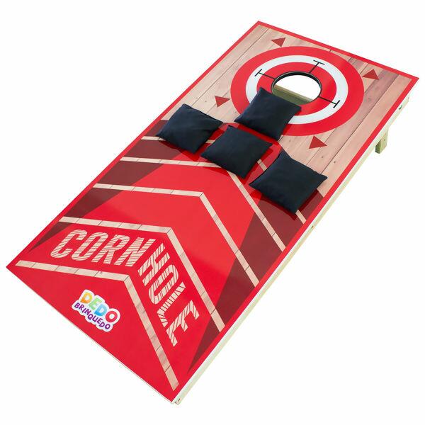 Cornhole - Acerte o alvo (vermelho)