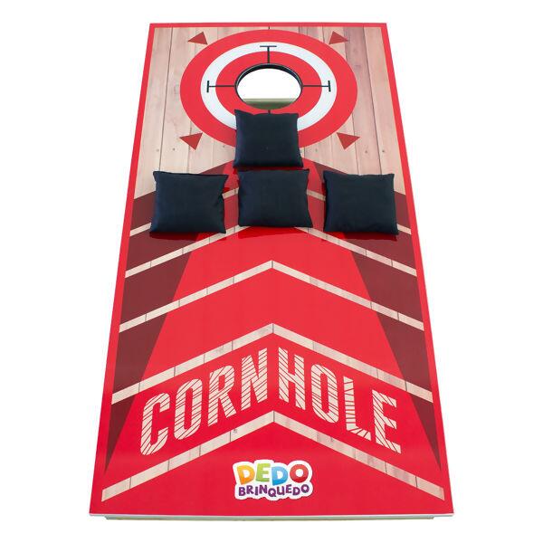 Cornhole - Acerte o alvo (vermelho)