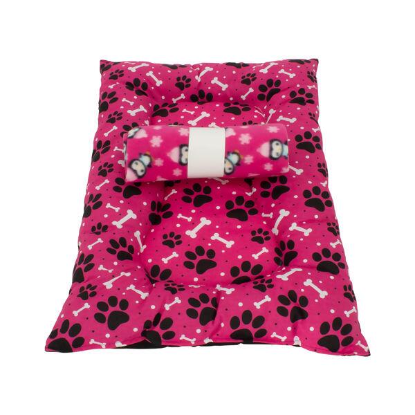 Colchonete/Caminha Pet Patinhas 60x40 + Manta Soft