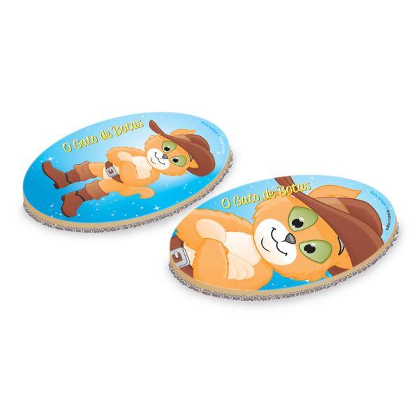 Lousa 2 em 1 Gato de Botas Junges