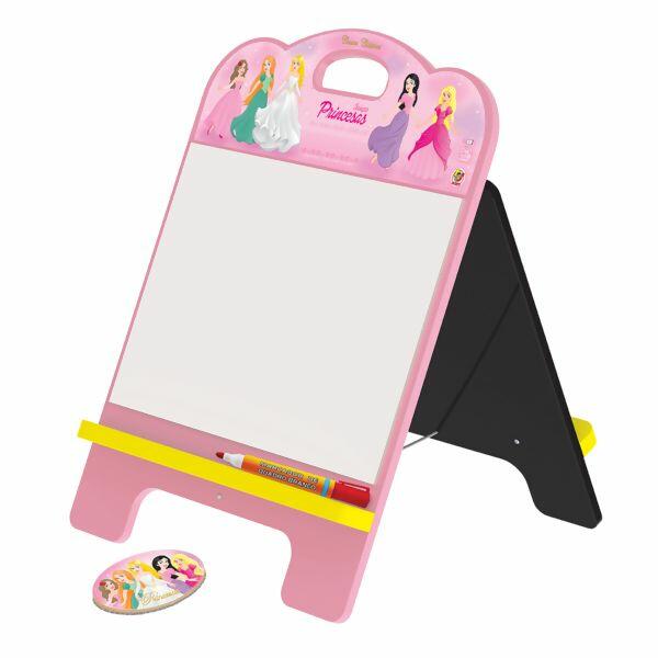 Lousa 2 em 1 Princesas em Madeira Junges