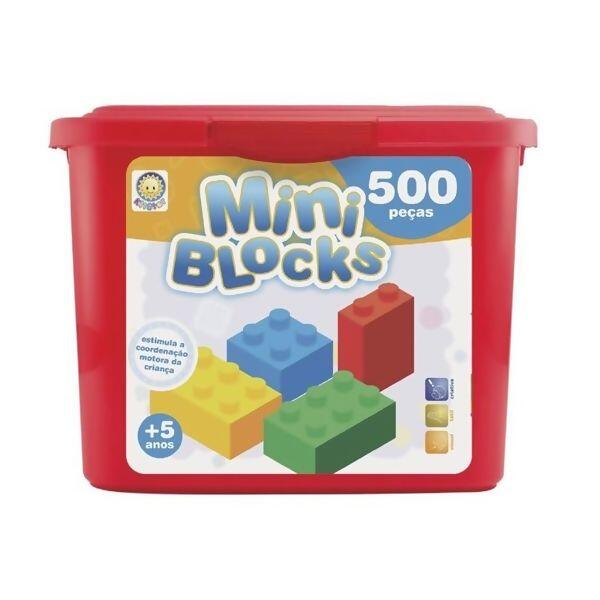 Blocos De Montar Mini Blocks 500 Peças Kitstar