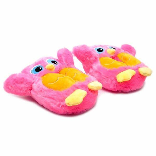 Pantufa Juvenil Coruja Pink Europa (793)