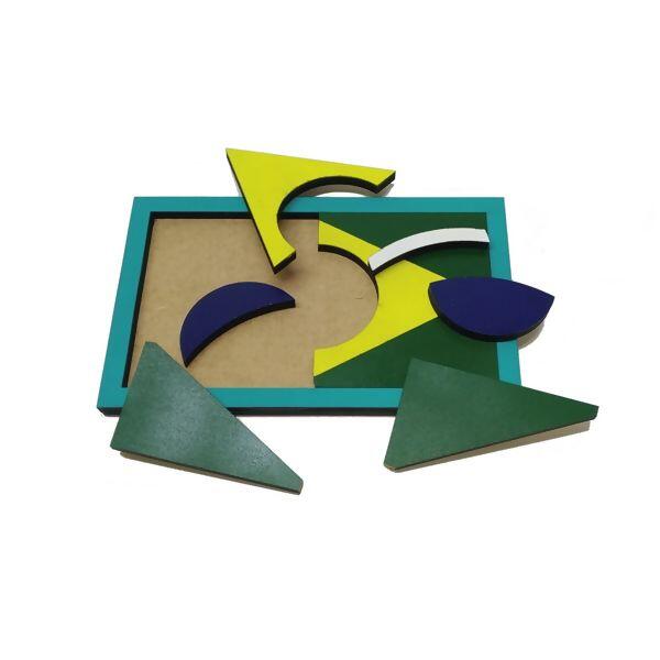 Quebra Cabeça Bandeira do Brasil