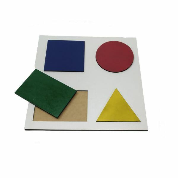 Quebra Cabeça Figura Geométrica 1 Peça