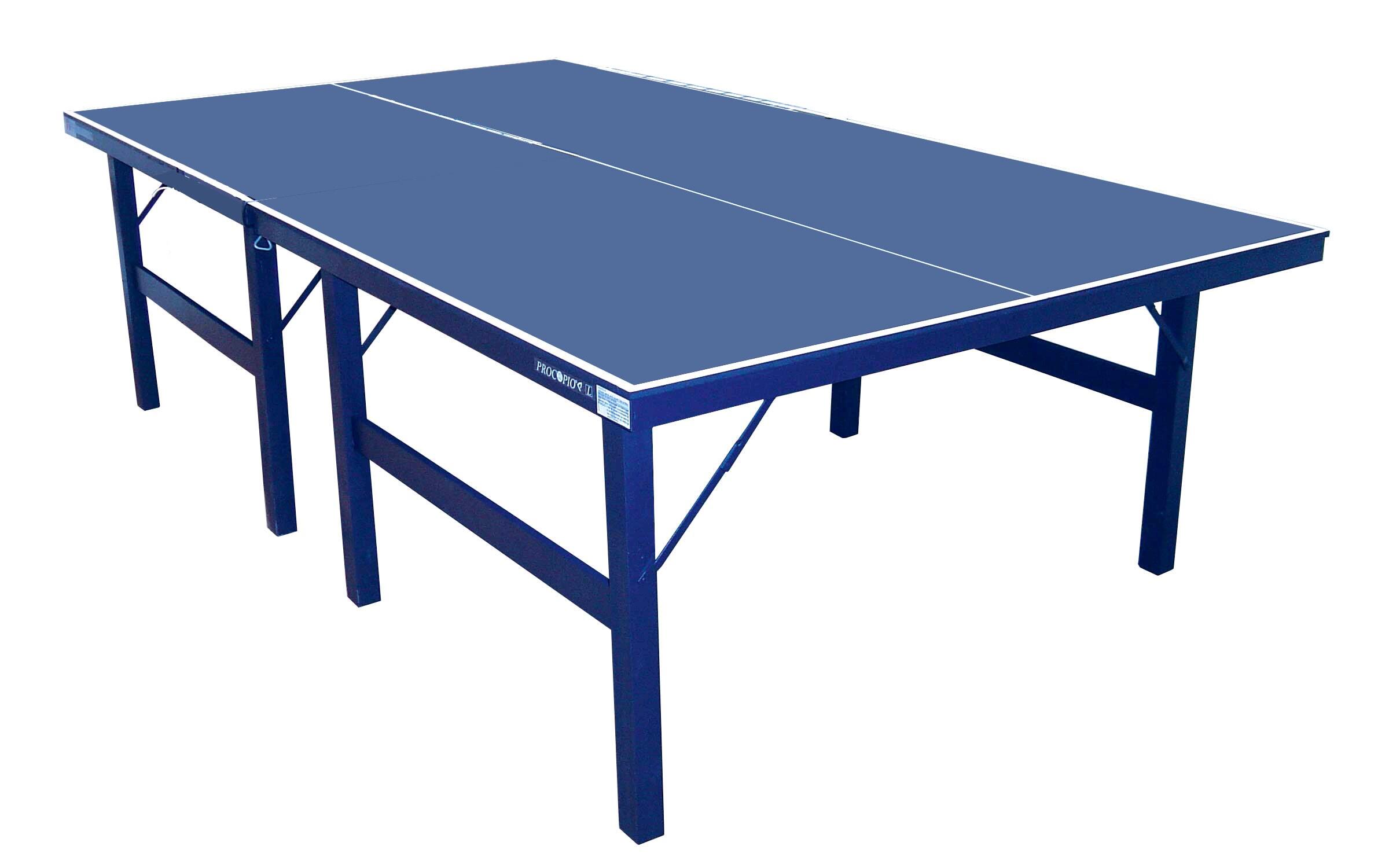 Tênis De Mesa Oficial Ping Pong MDF 15mm Luxo Procópio - Azul