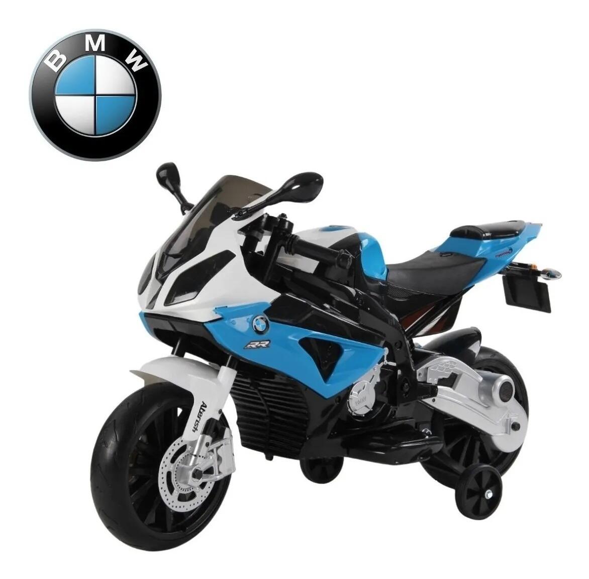 Moto Elétrica Infantil 12v BMW S1000RR Azul - Importway (BW179)