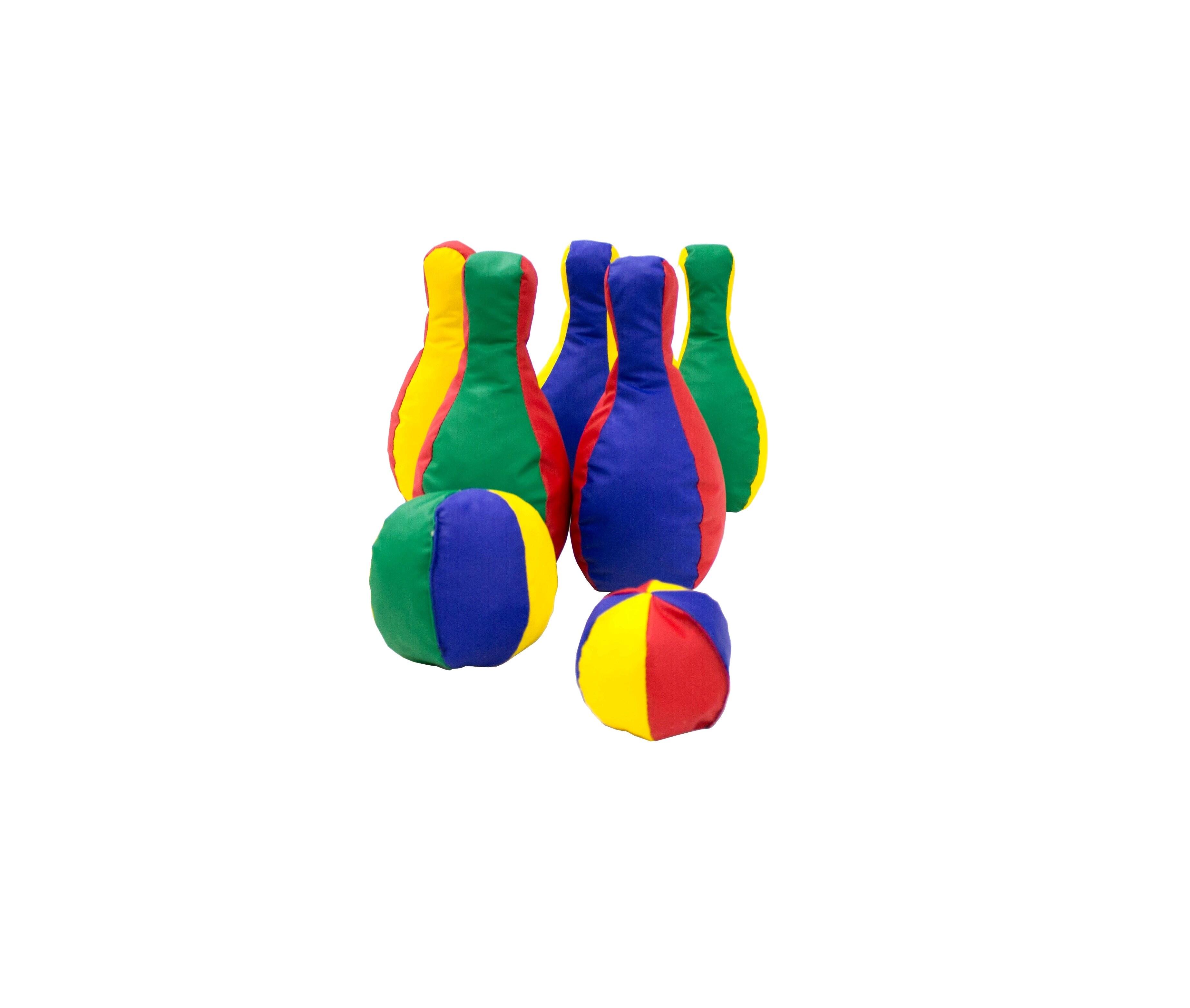 Jogo De Boliche Infantil, 8 Pinos De 10 Cm 2 Bolas De 5 Cm Bowling Game