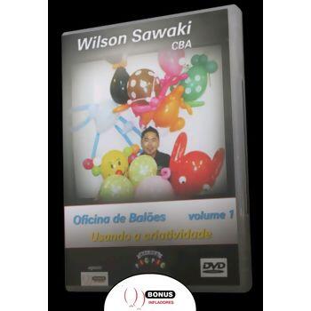 DVD Oficina de Balões - Wilson Sawaki