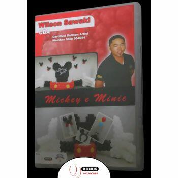 DVD Painel de Balões Mickey e Minnie - Wilson Sawaki