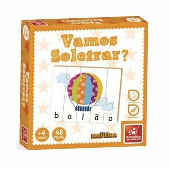 Quebra Cabeça Vamos Soletrar? - Brincadeira De Criança