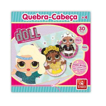 Quebra Cabeça Doll 30 Peças - Brincadeira De Criança