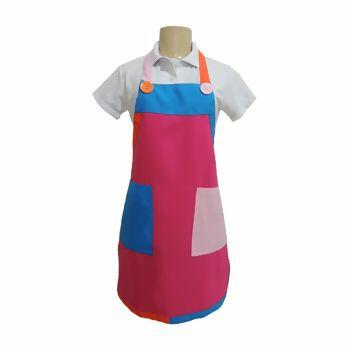 Avental Colorido para Festa Infantil - Rosa Pink