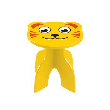 Banquinho Animalkids Tiger em Madeira Junges