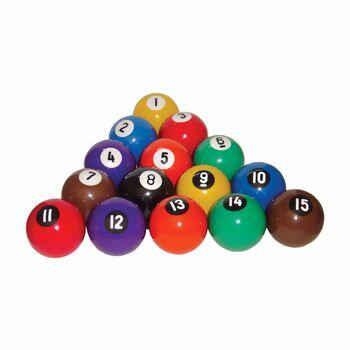 Bolas para Snooker Numeradas 54mm (051) - Procópio