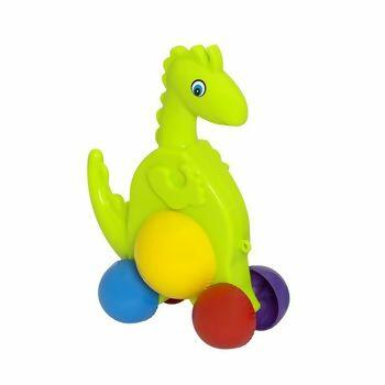 Dinossauro de Puxar Verde (258) Mercotoys