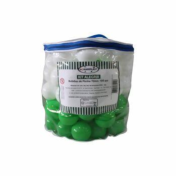 Kit Alegria com 100 Bolinhas 70mm