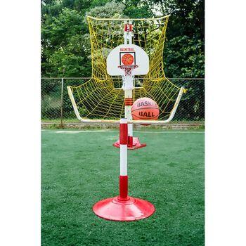 Kit Mini Basket c/ Rede de Retorno Fácil Esporte